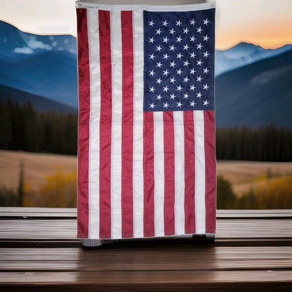 Other - 3x5 American Flag – Embroidered Stars & Sewn Stripes (Excellent Condition)